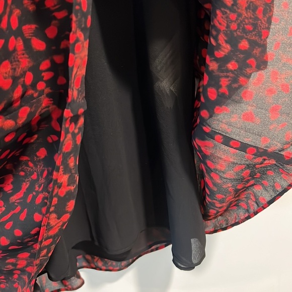 Michael Kors - 6, red/black animal print dress - Picture 8 of 11